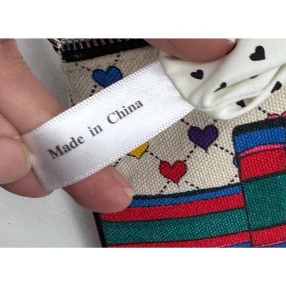 NWT Brighton Love & Joy Crossbody Pouch With Tassel Accent  Heart Pattern & Adju - Picture 13 of 14